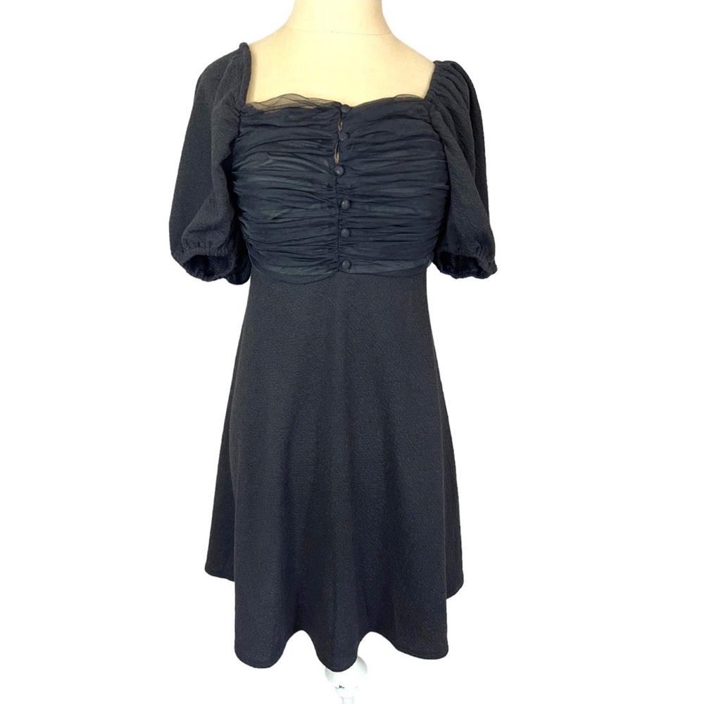 Sunday in Brooklyn Ruched Bodice Swing Dress